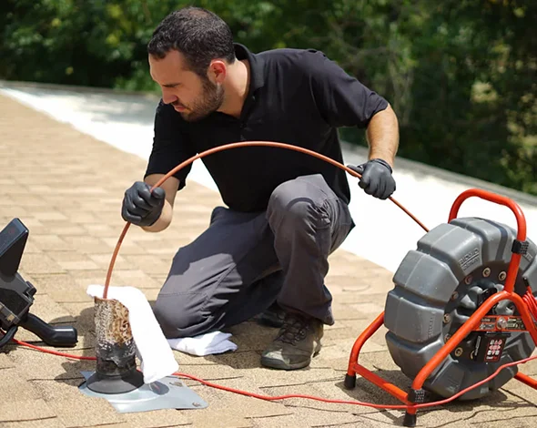 Expert using sewer equipment for Residential Sewer Line Scoping in Springfield, MO.